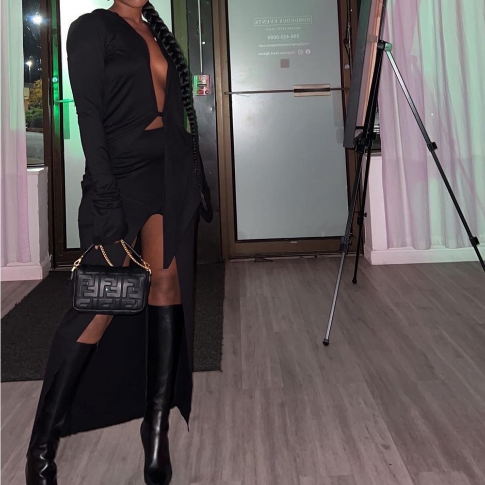Skirt top set -